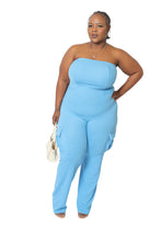 Load image into Gallery viewer, Aqua Jumpsuit
