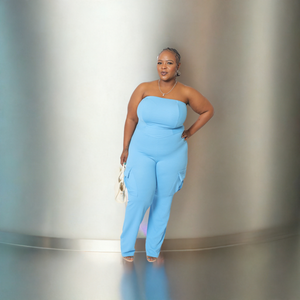 Aqua Jumpsuit