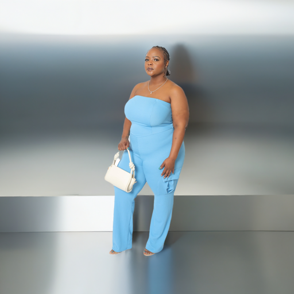 Aqua Jumpsuit