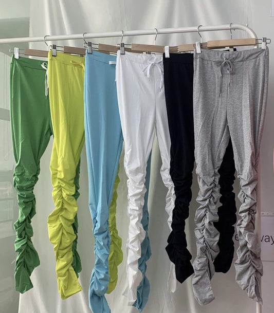 Ruched Joggers - Klusiv LLC