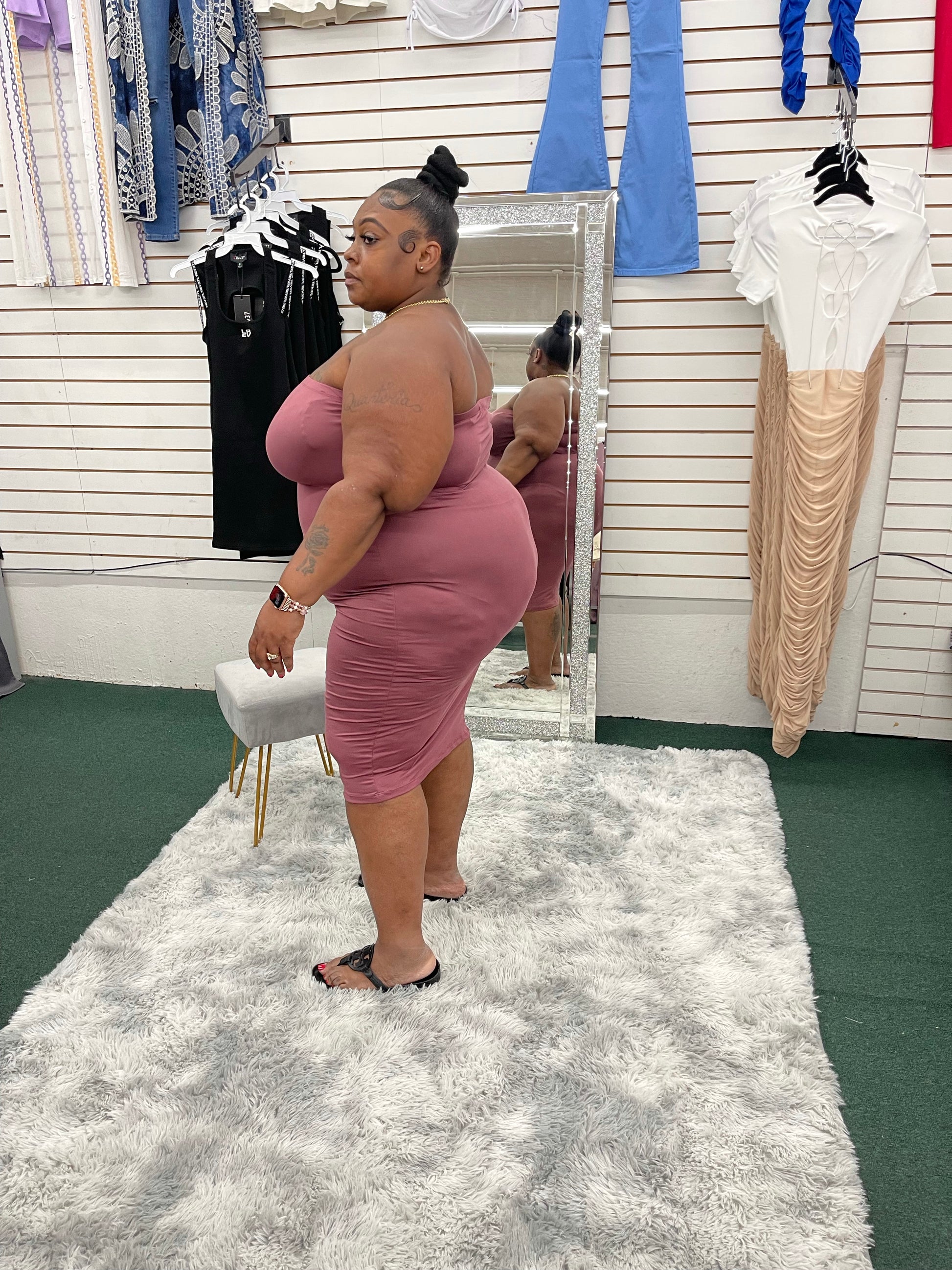 Skin Tight Dress - Klusiv LLC