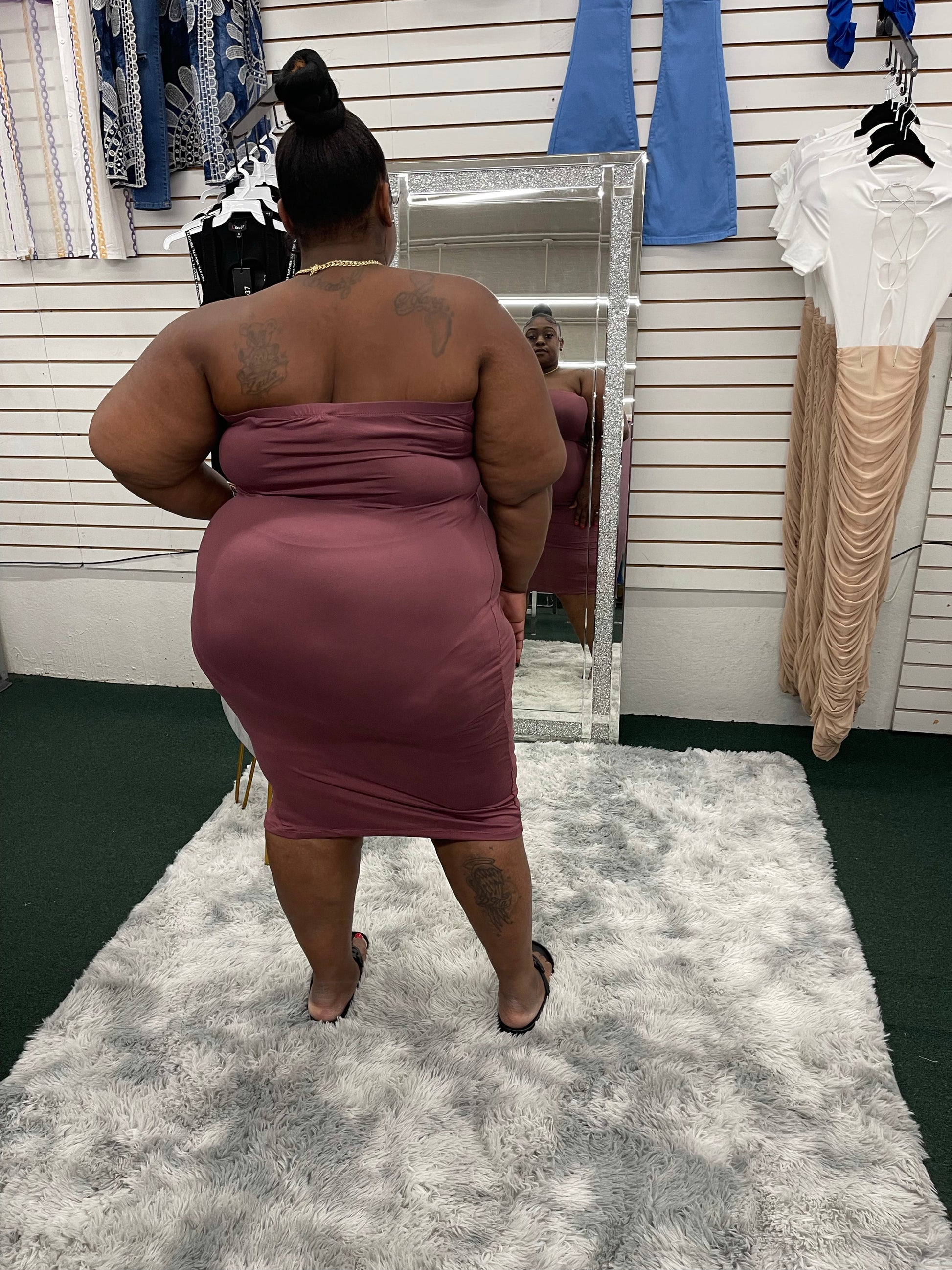 Skin Tight Dress - Klusiv LLC
