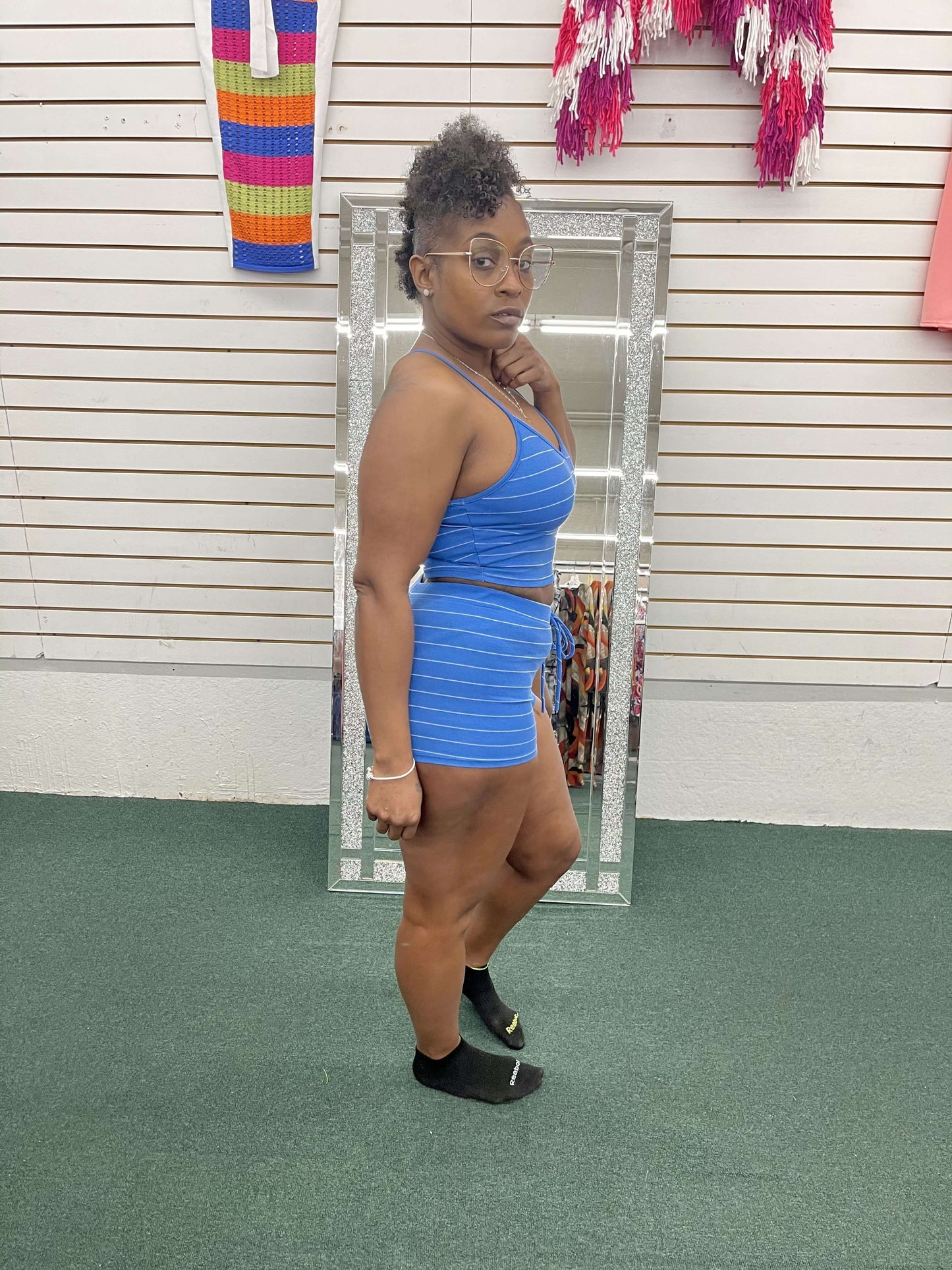 Royalty Blue Short Set - Klusiv LLC
