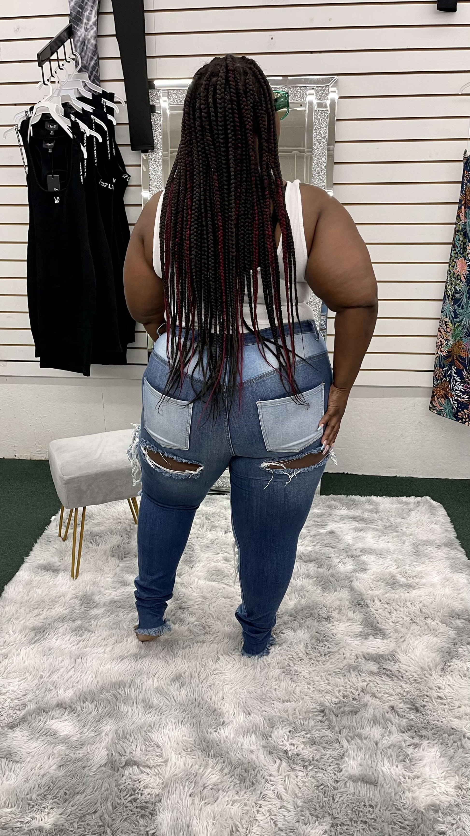 Ripped Up Jeans - Klusiv LLC