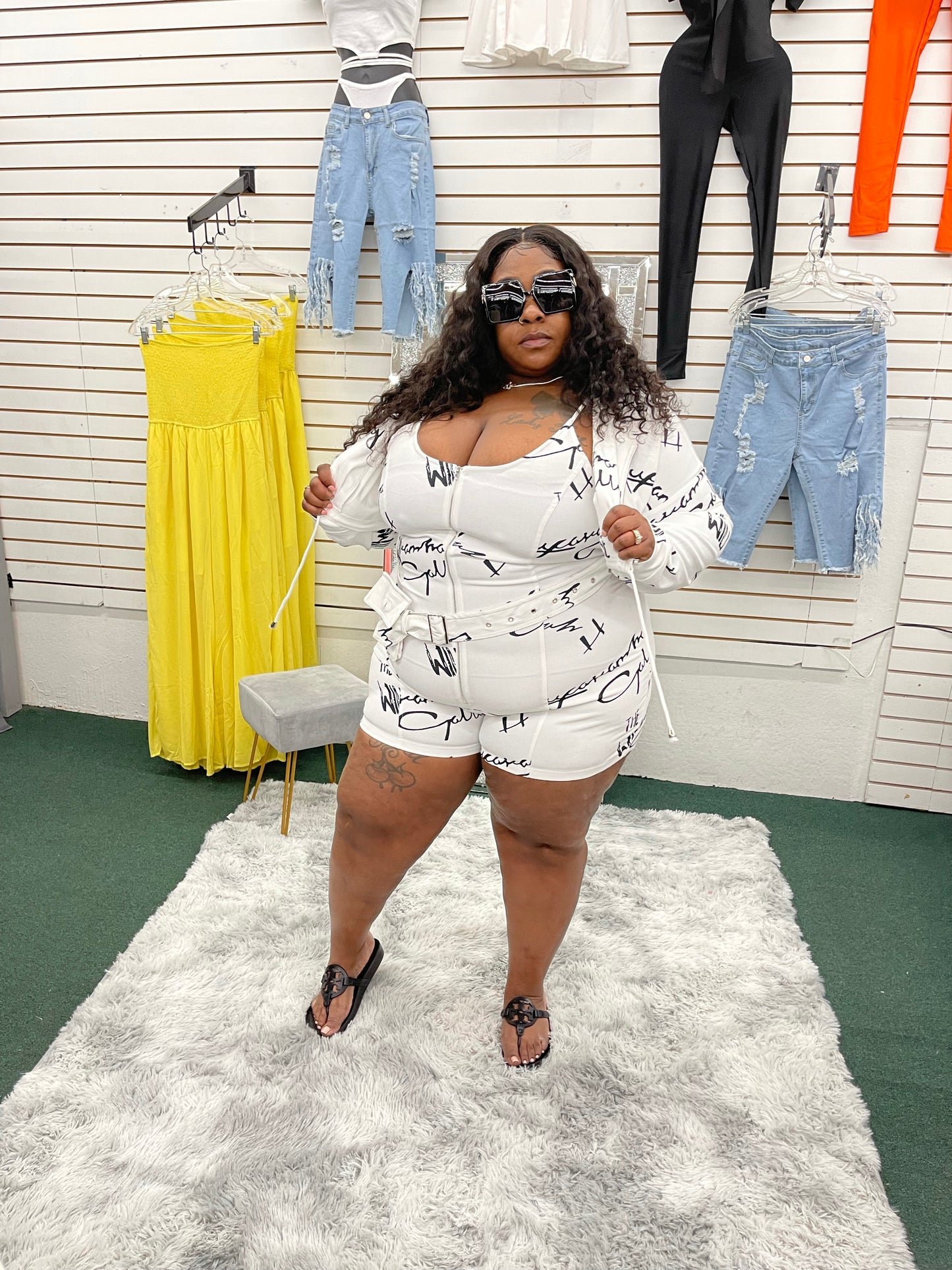 Stay Poppin Romper Set - Klusiv LLC