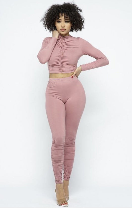 Pink Petals Two Piece Set - Klusiv LLC