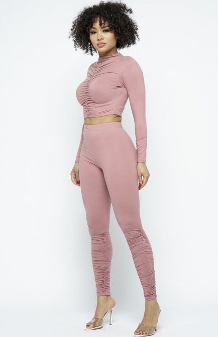 Pink Petals Two Piece Set - Klusiv LLC